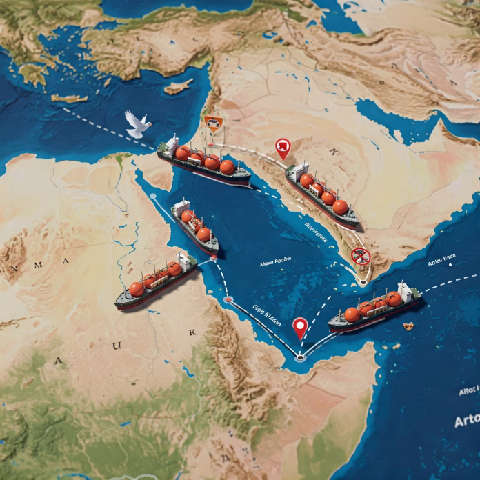 Red Sea Ceasefire Reshapes LNG Shipping Red Sea Ceasefire Reshapes LNG Shipping